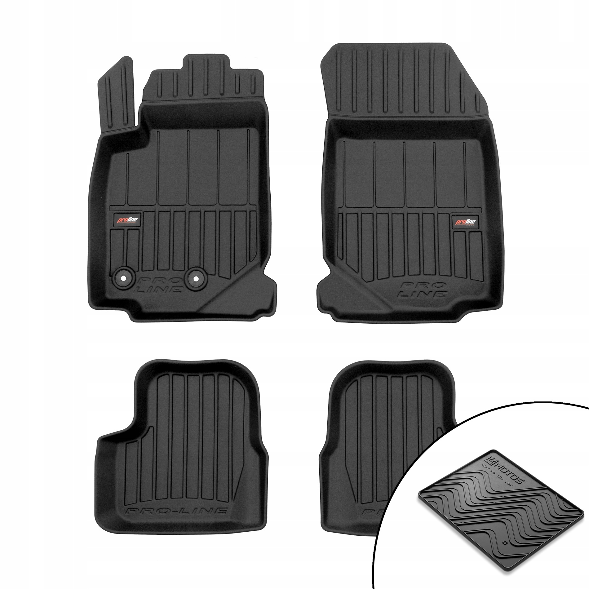 3D gumové koberce Jeep Avenger od roku 2023 rohož bonus