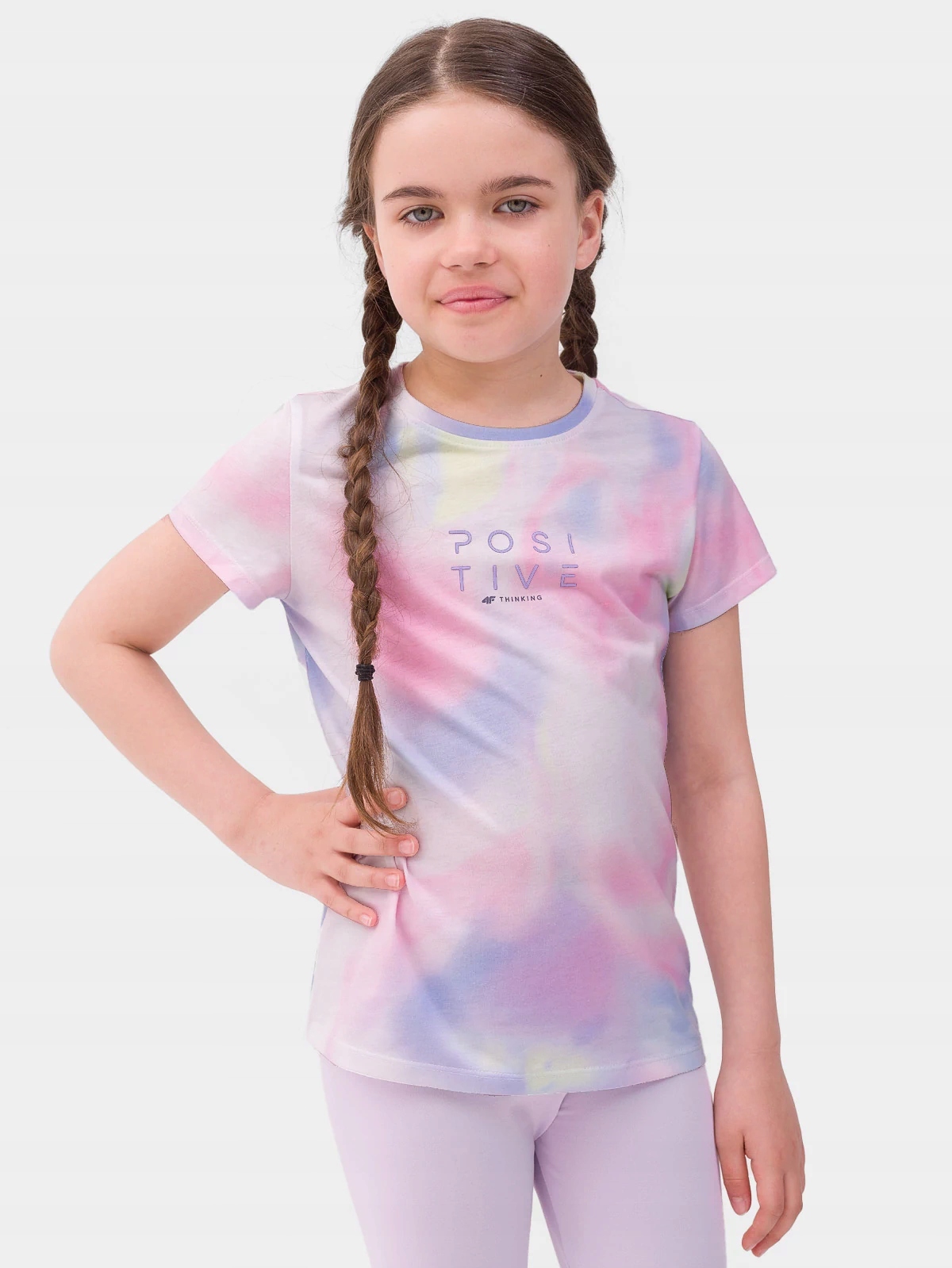 KOSZULKA DZIEWCZĘCA 4F T-SHIRT BAWEŁNA 158