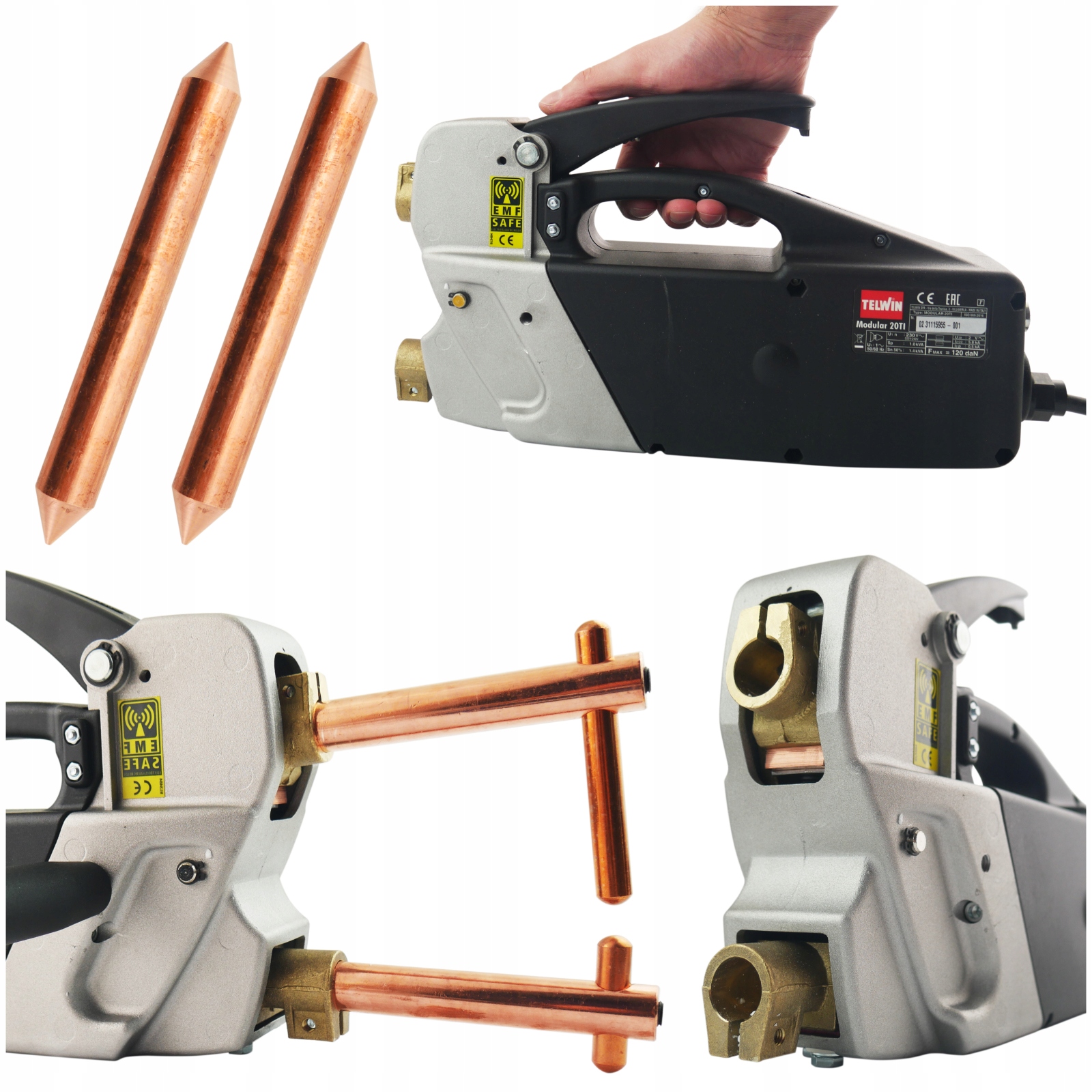 Klíšťová svářečka plechů Digital Modular 20/TI 6 kW Bodová Telwin