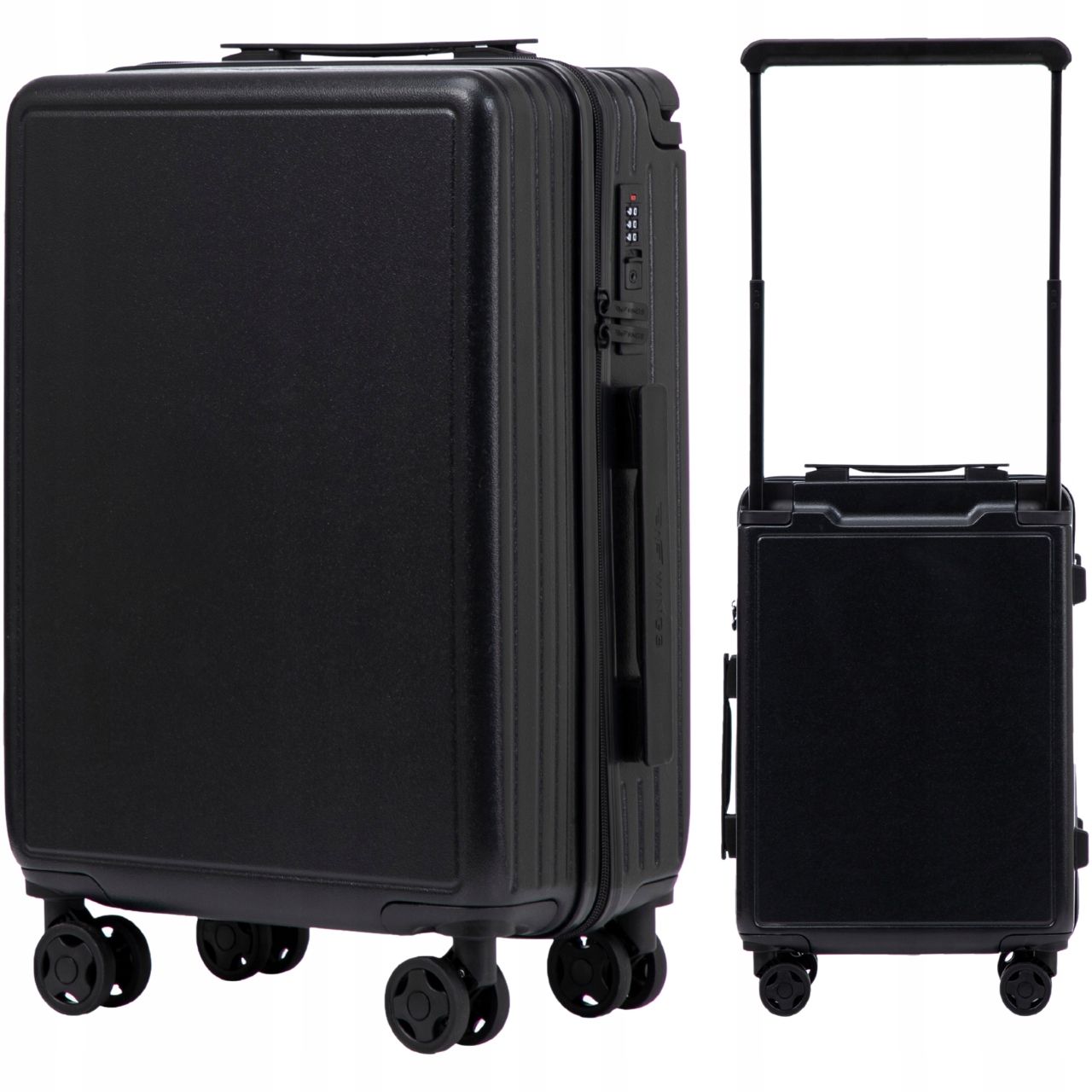 Kabinový kufr Wings Příruční zavazadlo 4 kolečka Cestovní Malý Tvrdý Abs