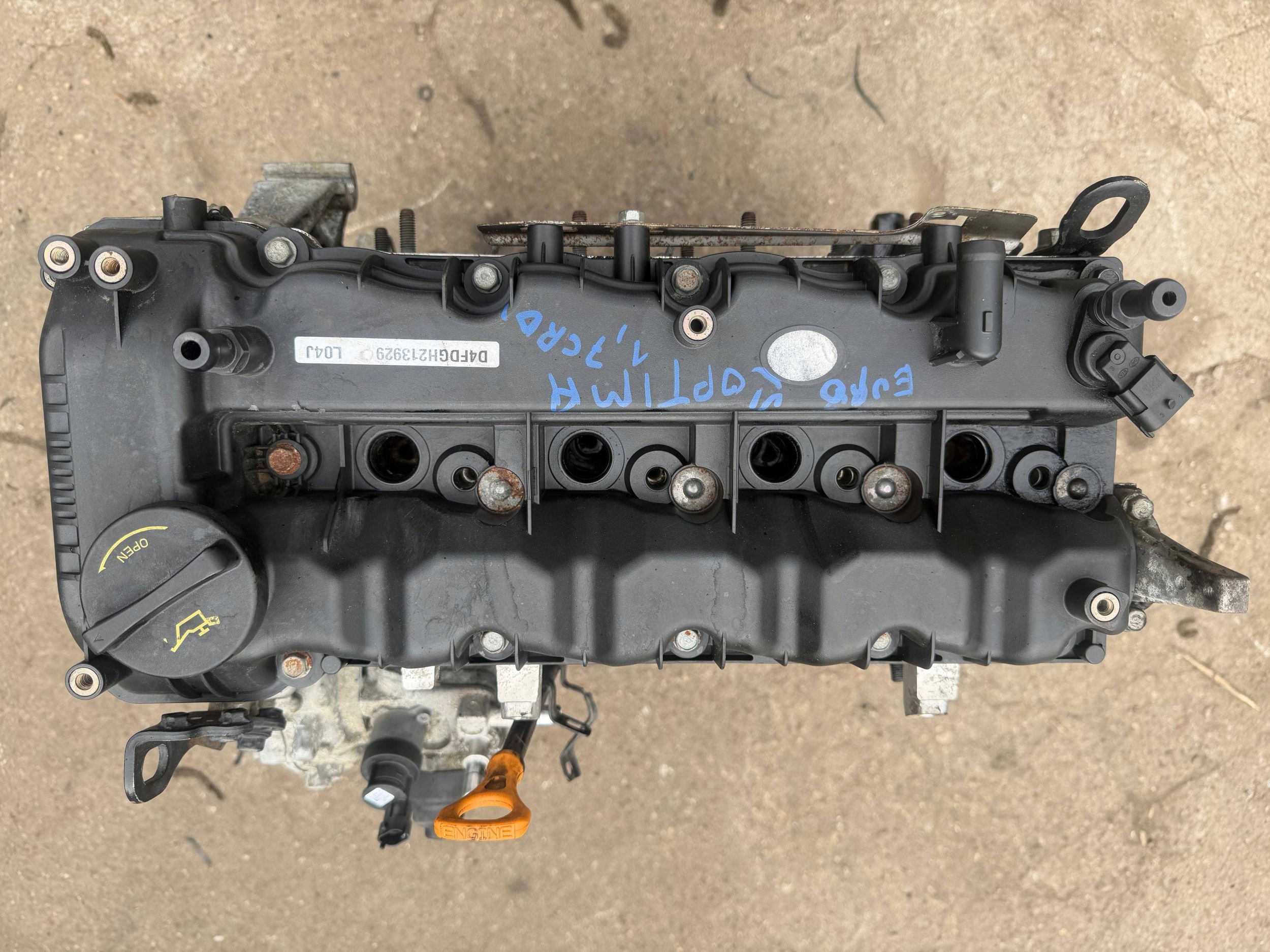 KIA SPORTAGE IV OPTIMA IV engine D4FD + pump 1,7 CRDI EURO 6 2015