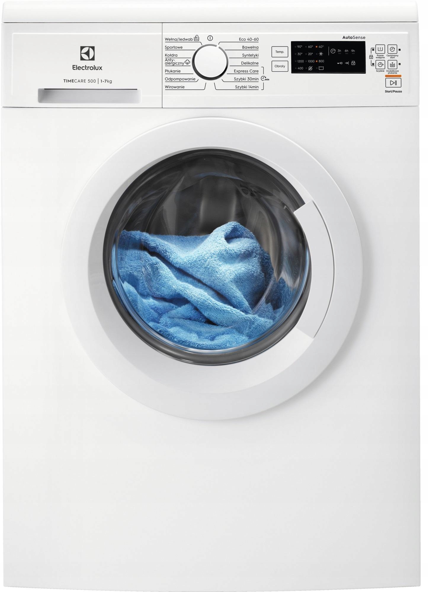 Pralka Electrolux EW2FN527WP 7 kg 1200 obr TimeCare SensiCare