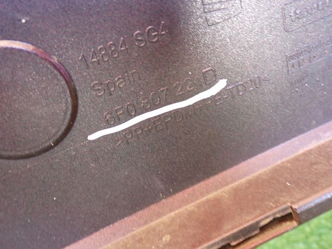 SEAT IBIZA V 6F0 17- front bumper front