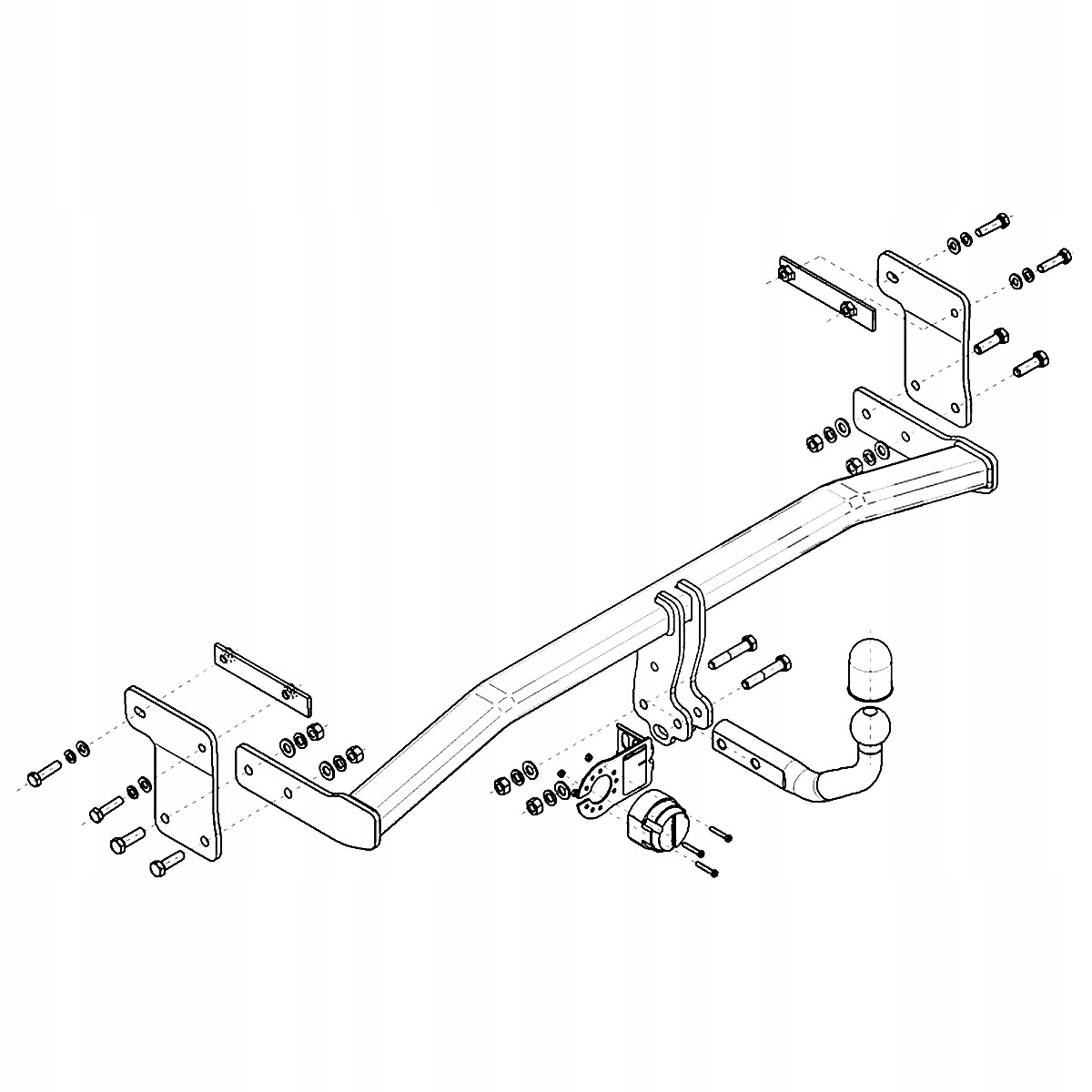 Hak holowniczy Hyundai i30 III 3 PD Hatchback od 17 MODUŁ WIĄZKA 13 PIN Producent Steinhof