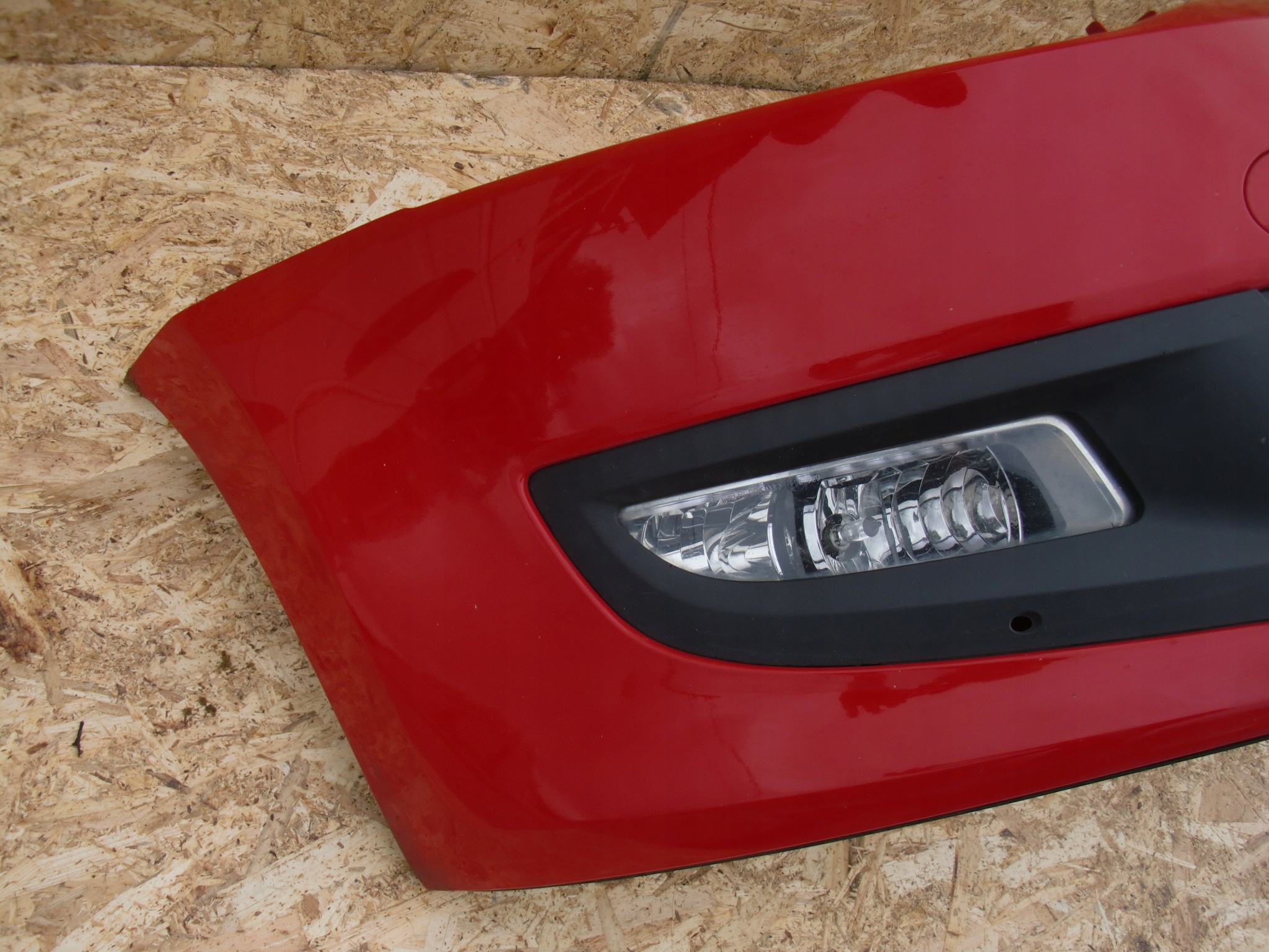 VW POLO V bumper front front red 6R0807221 N2