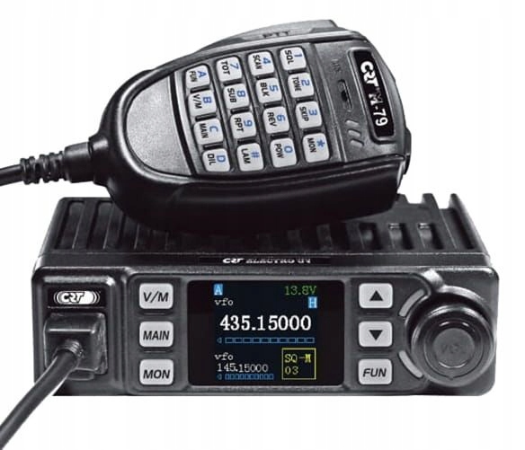 Crt Electro Uv Radio Vhf/uhf 20W Dual Band 144/430 MHz 500CH