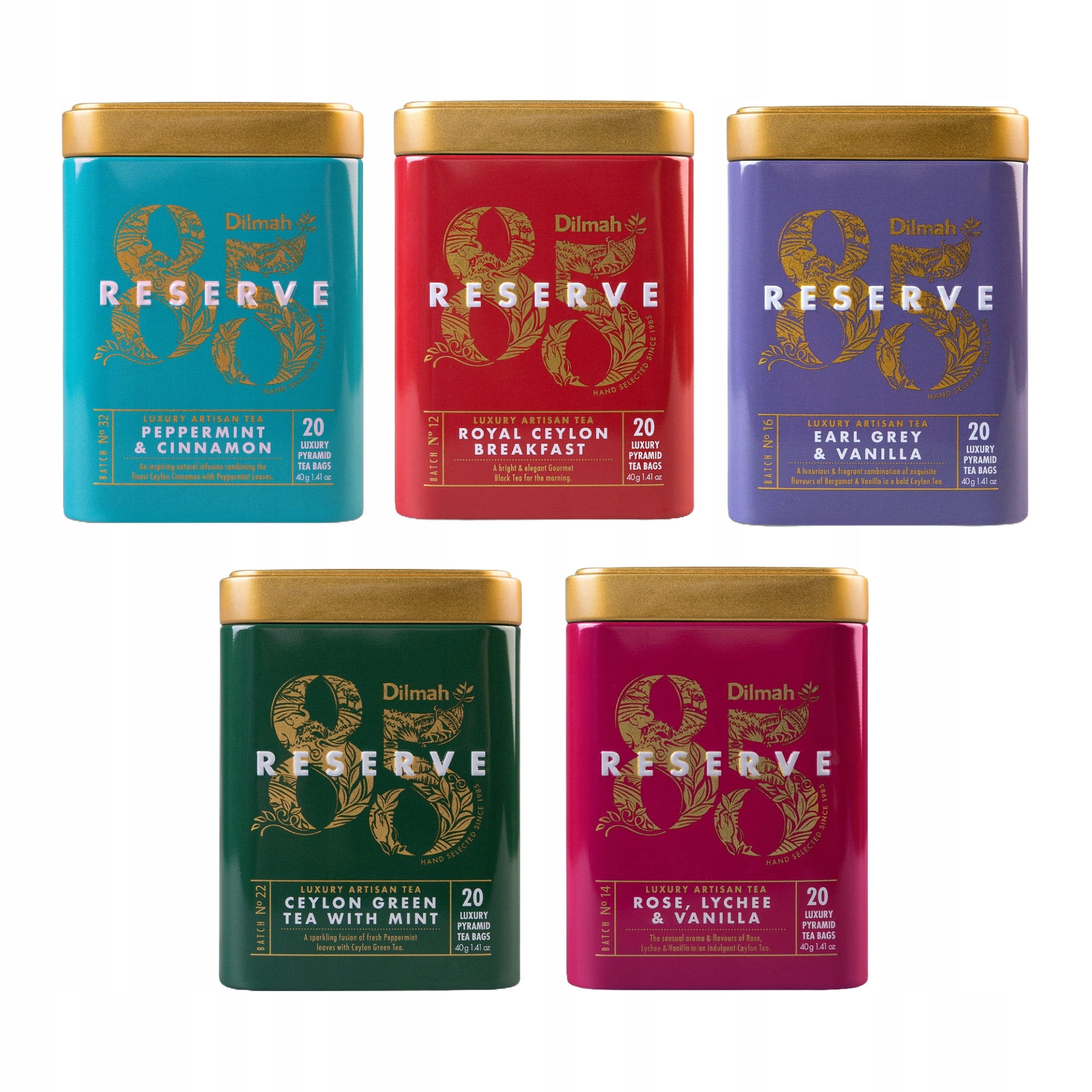 na Zakończenie Roku Zestaw 5 Smaków Dilmah