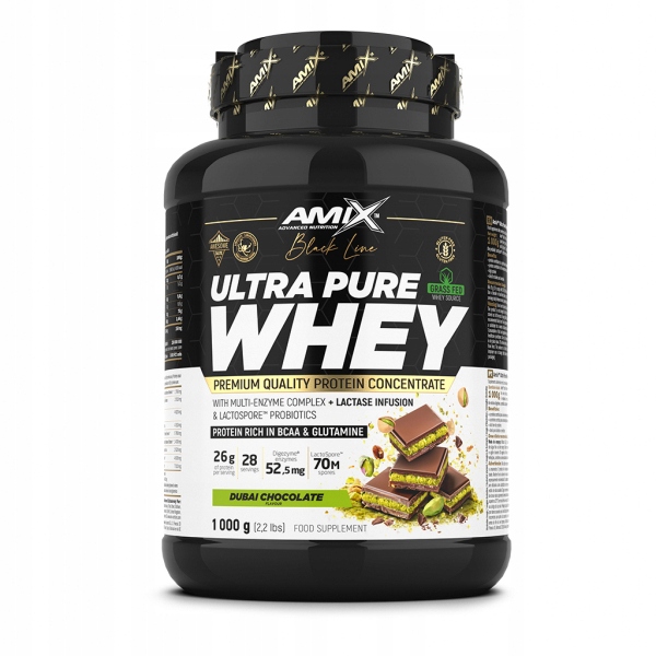 Black Line Ultra Pure Whey Protein 1000g dubai chocolate