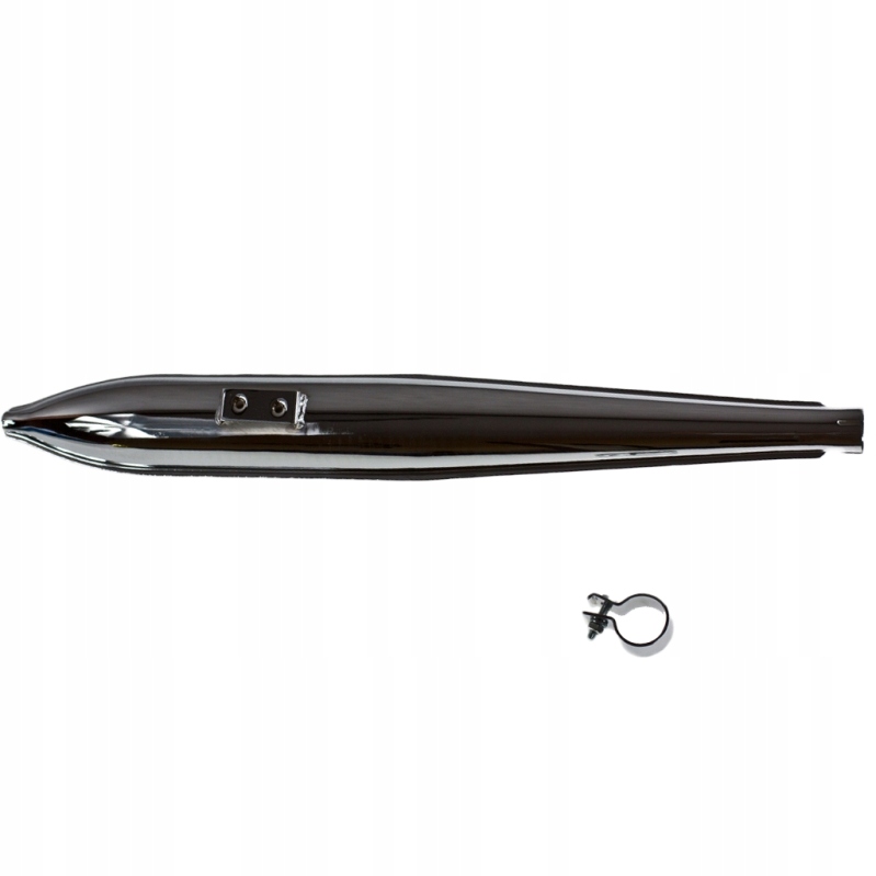 SC-4883B - Глушник Romet кишеньковий велосипед M1 M2 Duells хром наголов'я