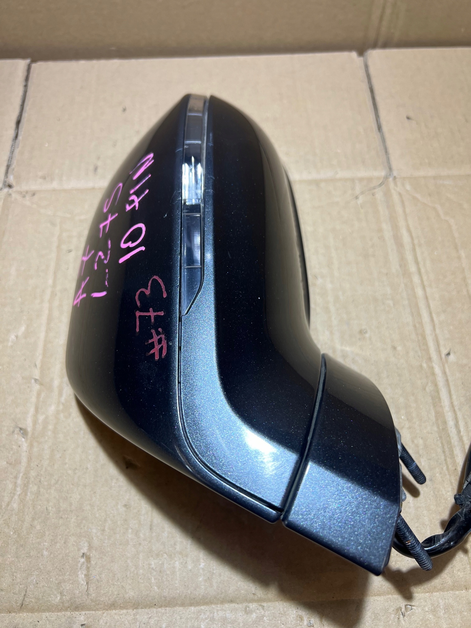 AUDI A7 4G mirror left 10 PIN LZ7S 4G8857409E