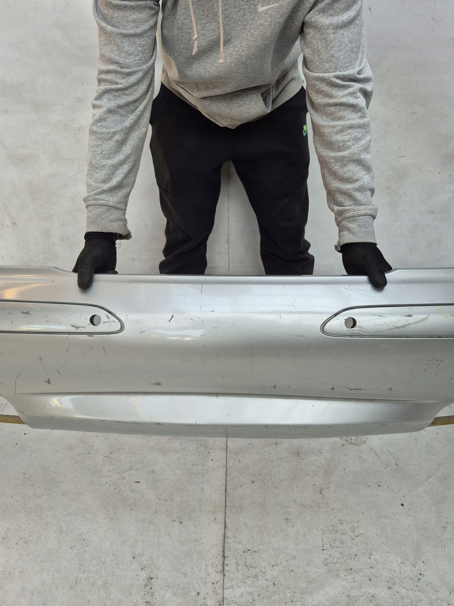 MERCEDES SL R230 01-06 bumper rear part rear PDC