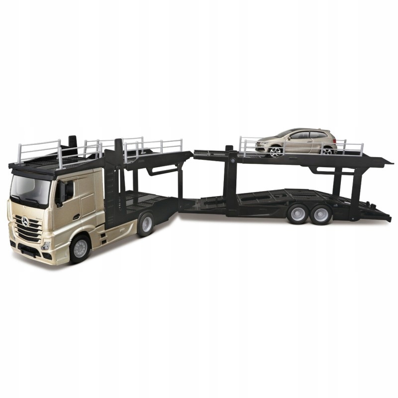 

Bburago 1:43 Mercedes-Benz Actros laweta Vw Polo