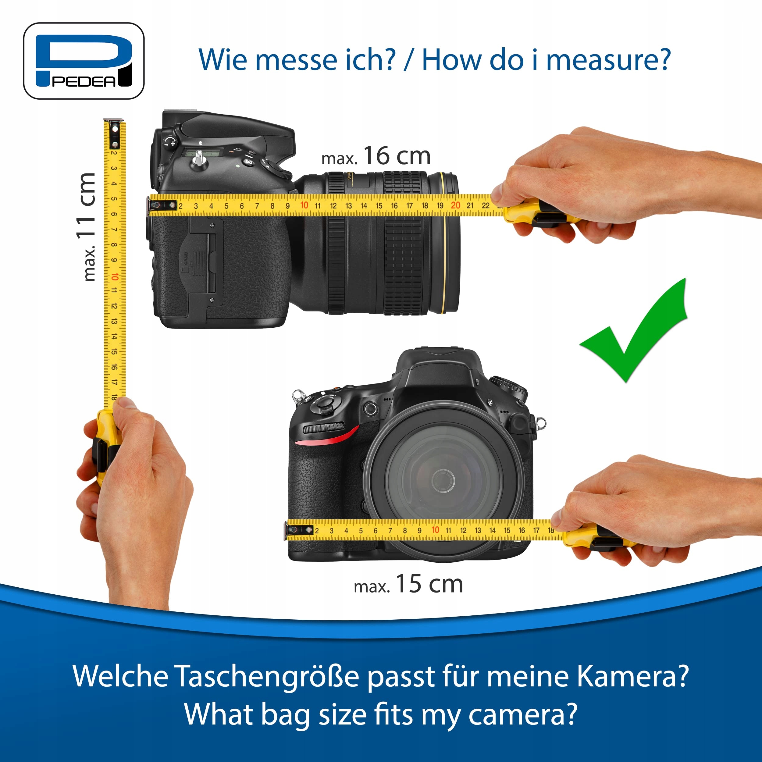 PEDEA Torba Na Aparat Essex DSLR SLR Szara Rozmiar M — miniatura 5