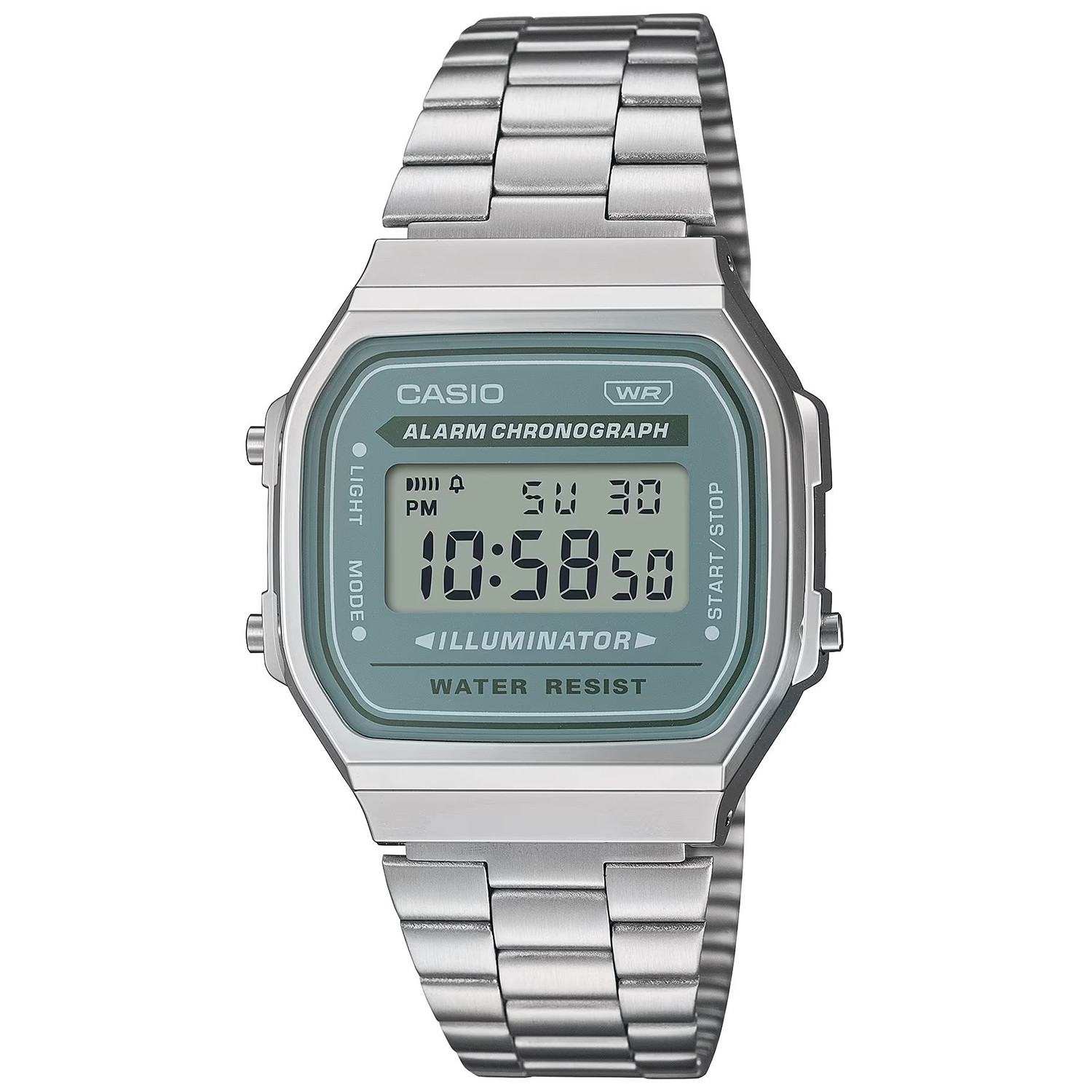 Hodinky Casio Vintage A168WA-3AYES stříbrné