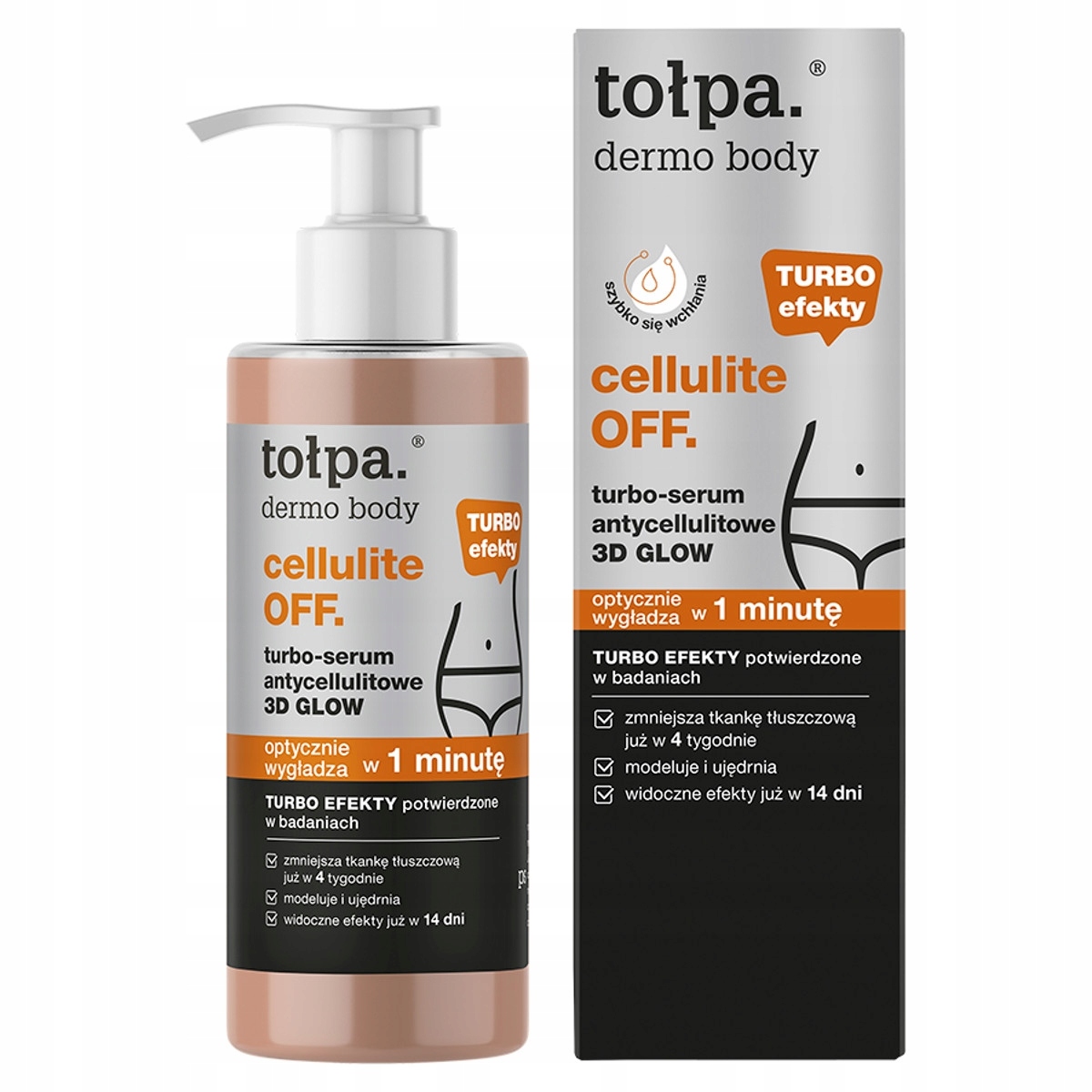 tołpa Dermo Body Cellulite Off Turbo-sérum proti celulitidě 3D Glow 250 ml