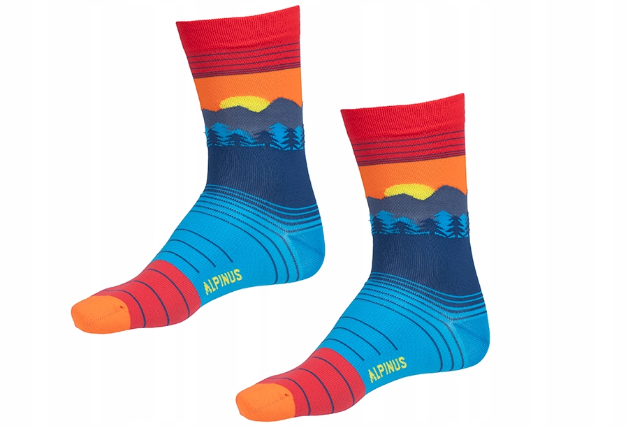 Skarpety Trekkingowe Coolmax Alpinus Wysokie Outdoor Unisex roz. 39-42