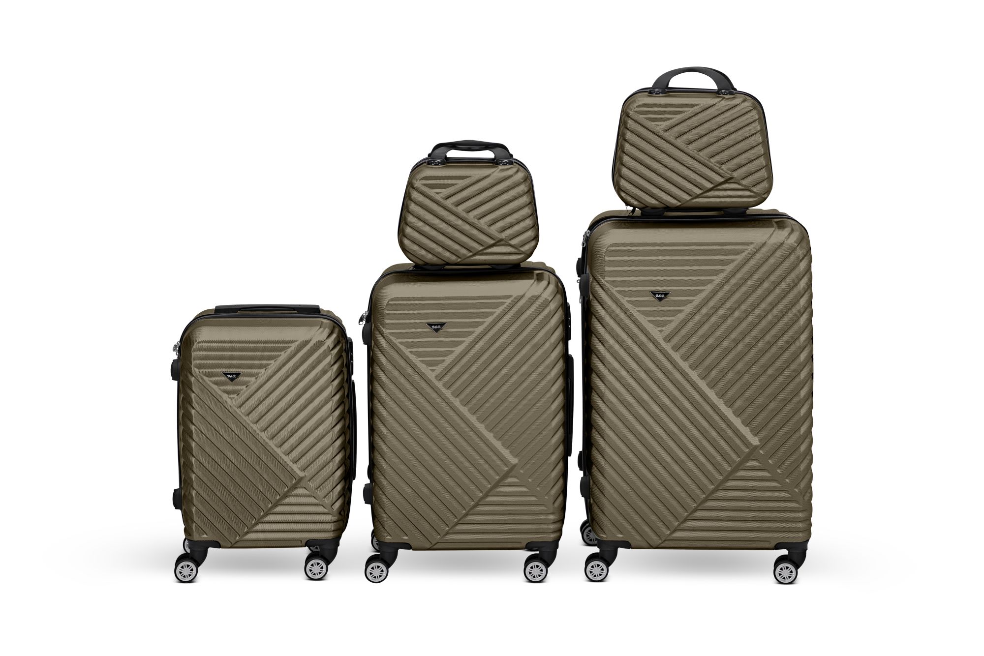 Wytrzymałe Walizki Dla Całej Rodziny Abs 5 szt Viaggio na Kółkach360°