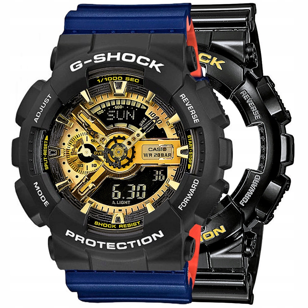 Sada G-shock GA-110GB-1AER Černá Modrá