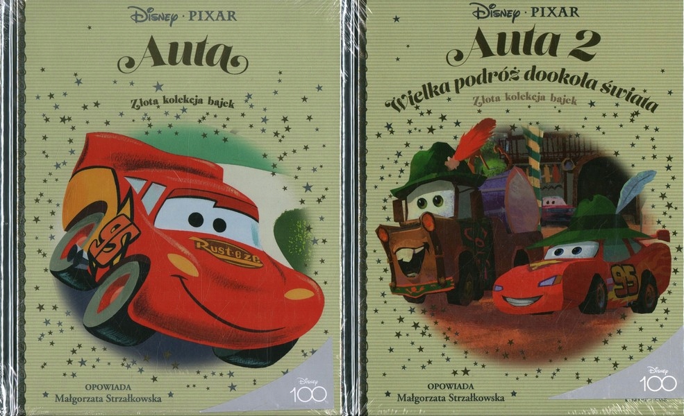 Pakiet 2X Złota Kolekcja Bajek Disney Auta Auta 2