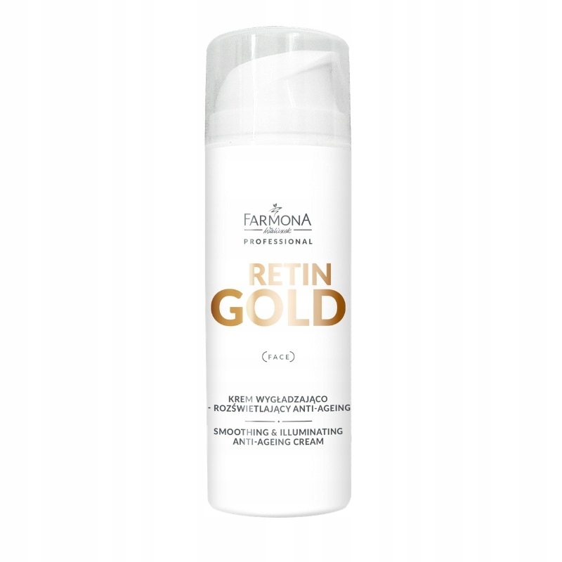 Farmona retin gold anti-ageing vyhlazující a rozjasňující krém 150 ml