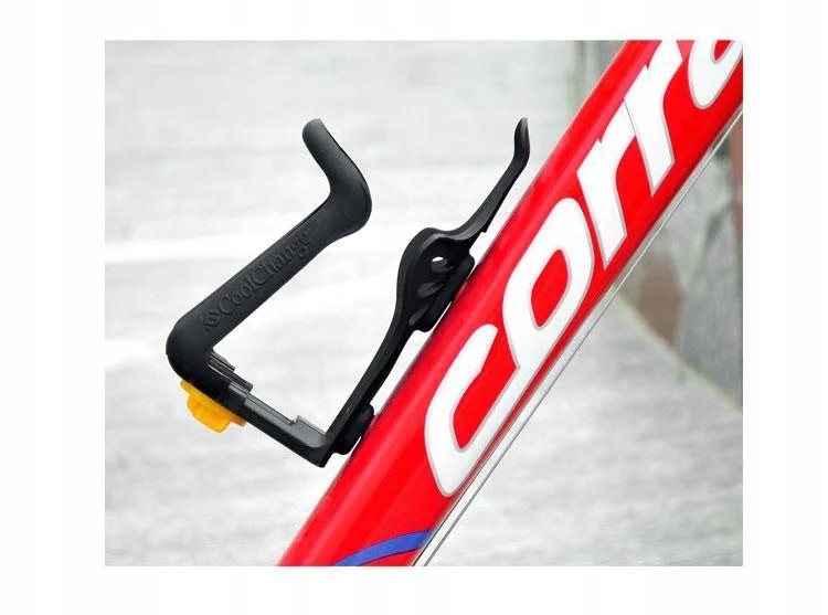 UCHWYT NA BIDON REGULOWANY ROWEROWY KOSZYK ROWER BUTELKĘ RAMĘ UNIWERSALNY Kolor dominujący czarny