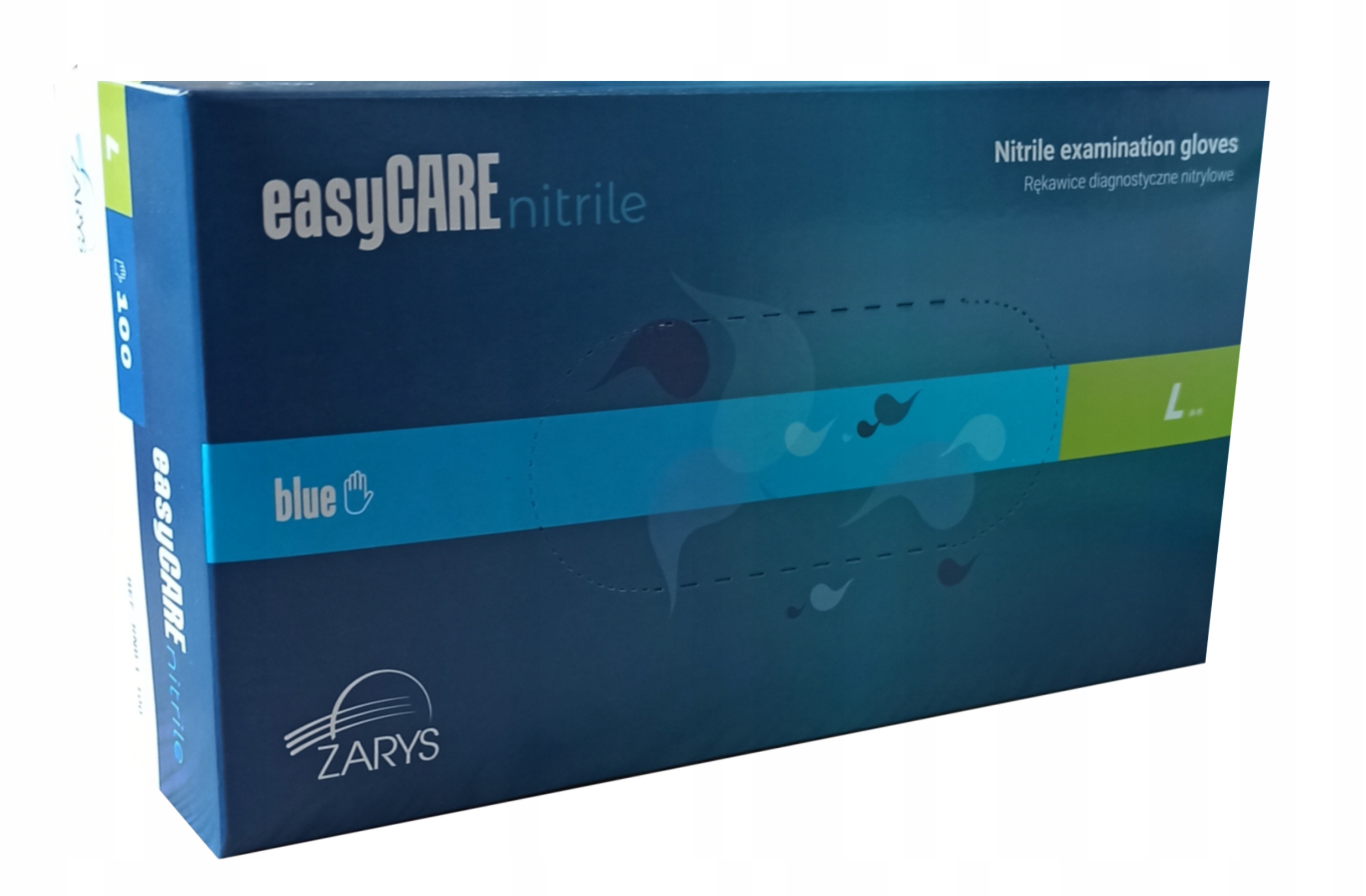 

Rękawiczki nitrylowe easyCARE r. L 100 sztuk