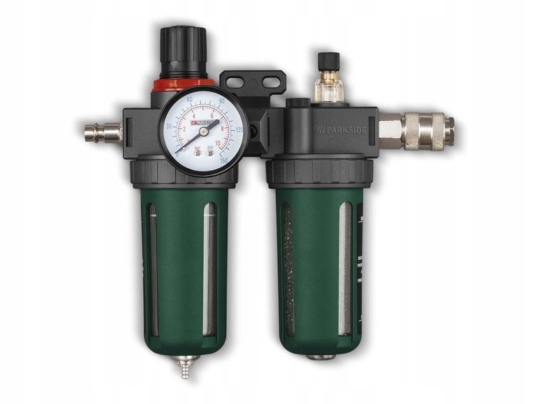 Regulator Ciśnienia Smarowanie Manometr Separator Parkside Pdwe 8 B2