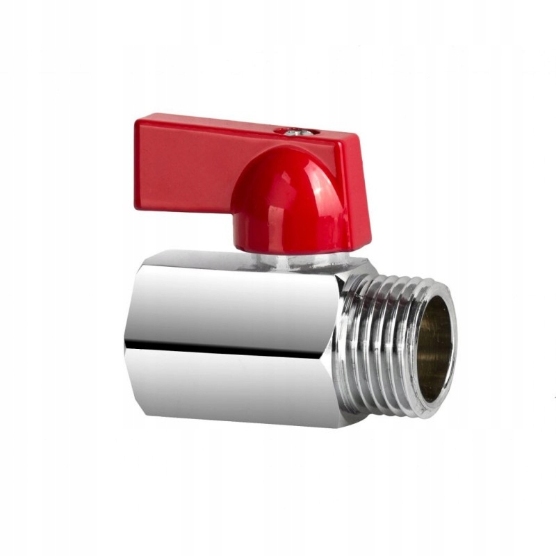 

Zawór kurek kulowy 1/2 cala DN15 Mini Chrom Wz