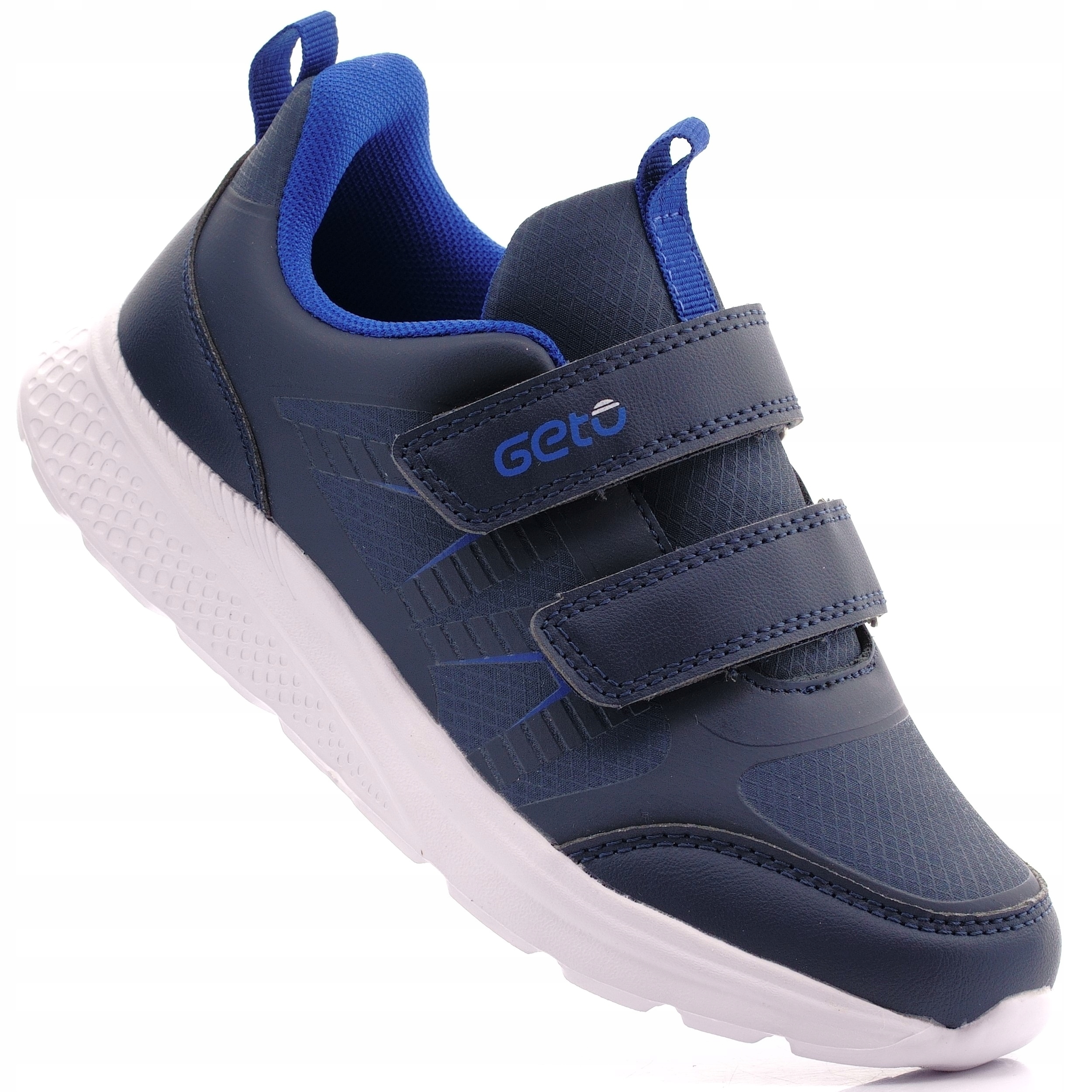 BUTY SPORTOWE DZIECIĘCE ADIDASY CHŁOPIĘCE NA RZEPY LEKKIE GETO 379