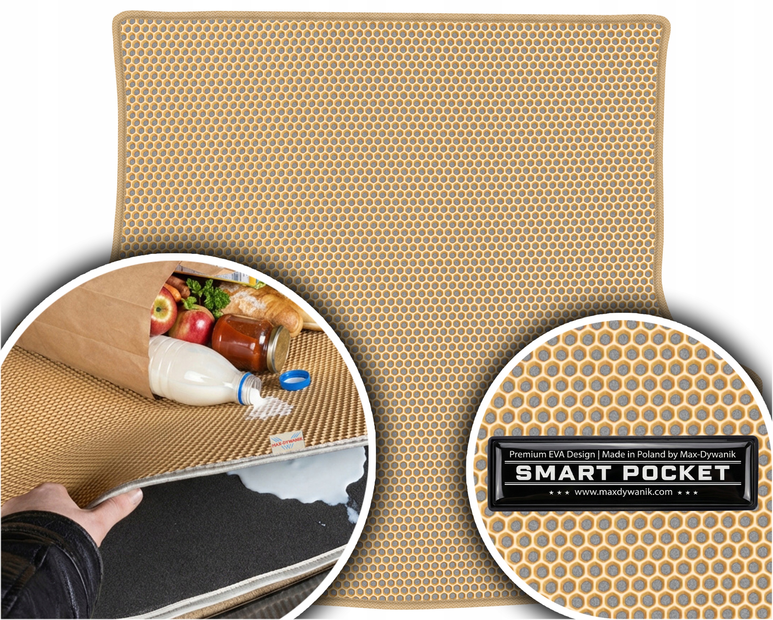 Rover 75 Kombi 1998-2005 Vložka do kufru Eva Smart Pocket Béžová