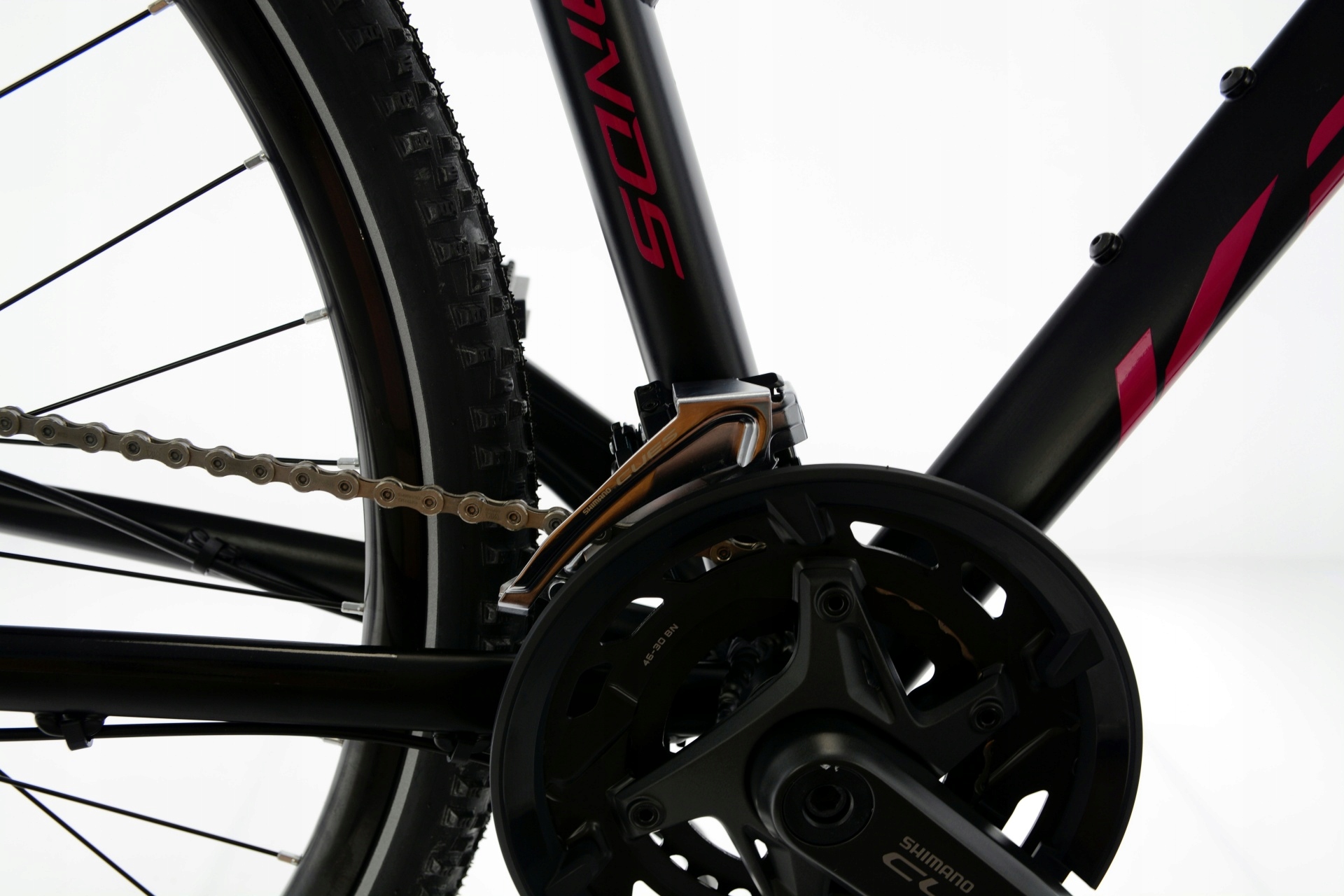 Rower 28'' Kands Avangarde Hydr D17 czarny 2024 NOWOŚĆ-Shimano CUES Kod producenta Avangarde - 2024 - 17 cali czarno-różowy