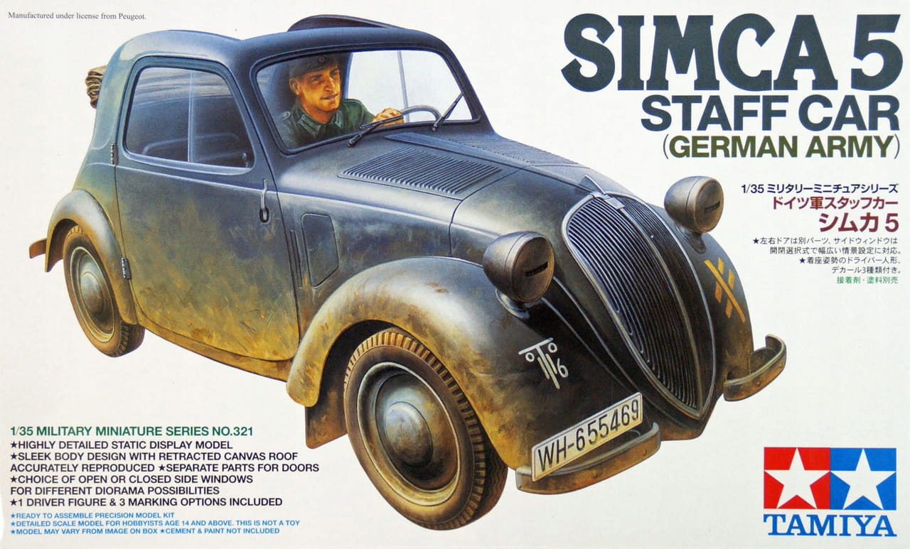 1:35 Simca 5 Staff Car Tamiya 35321