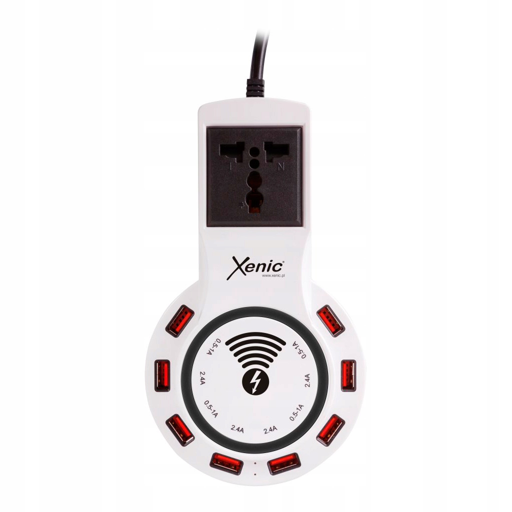 Stacja ładująca zasilacz Xenic Bc 809 8xUSB