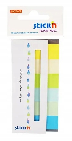 

Zakładki Indeksujące Papier 45x15 6kol Summer x180