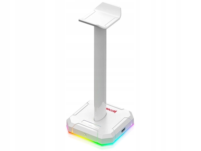 Stojak na słuchawki Redragon Scepter Pro HA300 Rgb Biały