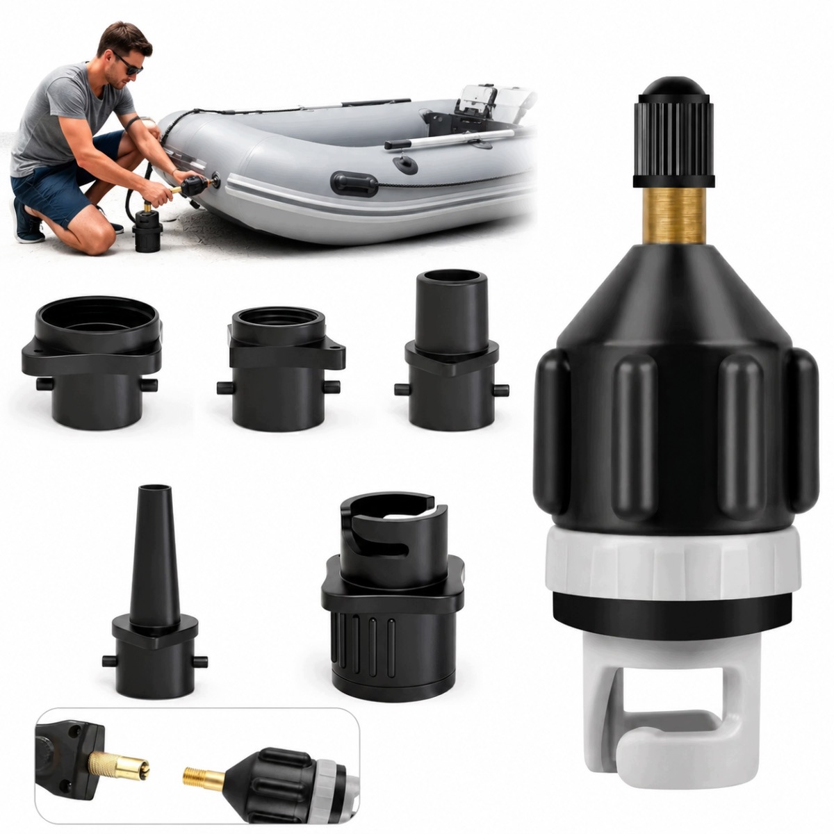 Adapter Przejściówka Do Pompowania Zaworu Deski Sup