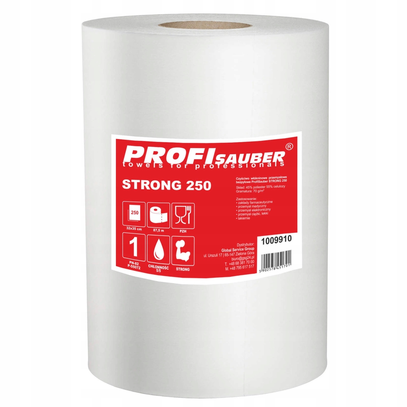 Czyściwo włókninowe przemysłowe wytrzymałe ProfiSauber STRONG 250