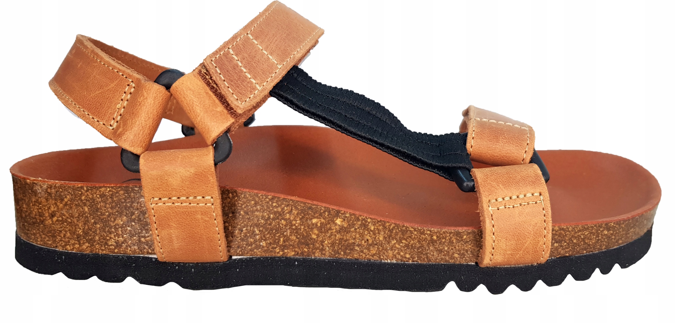 Scholl Heaven Hnědé Kožené Sandály Medical vel. 37