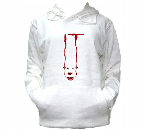 

XXL Bluza Kaptur Męska Stephen King Klaun Horror