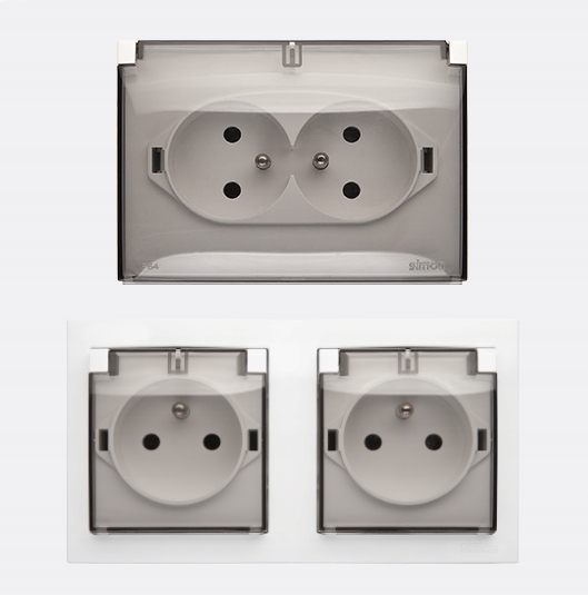 Simon AQUACLICK Łącznik pojedynczy natynk czarny Rodzaj wyłącznik