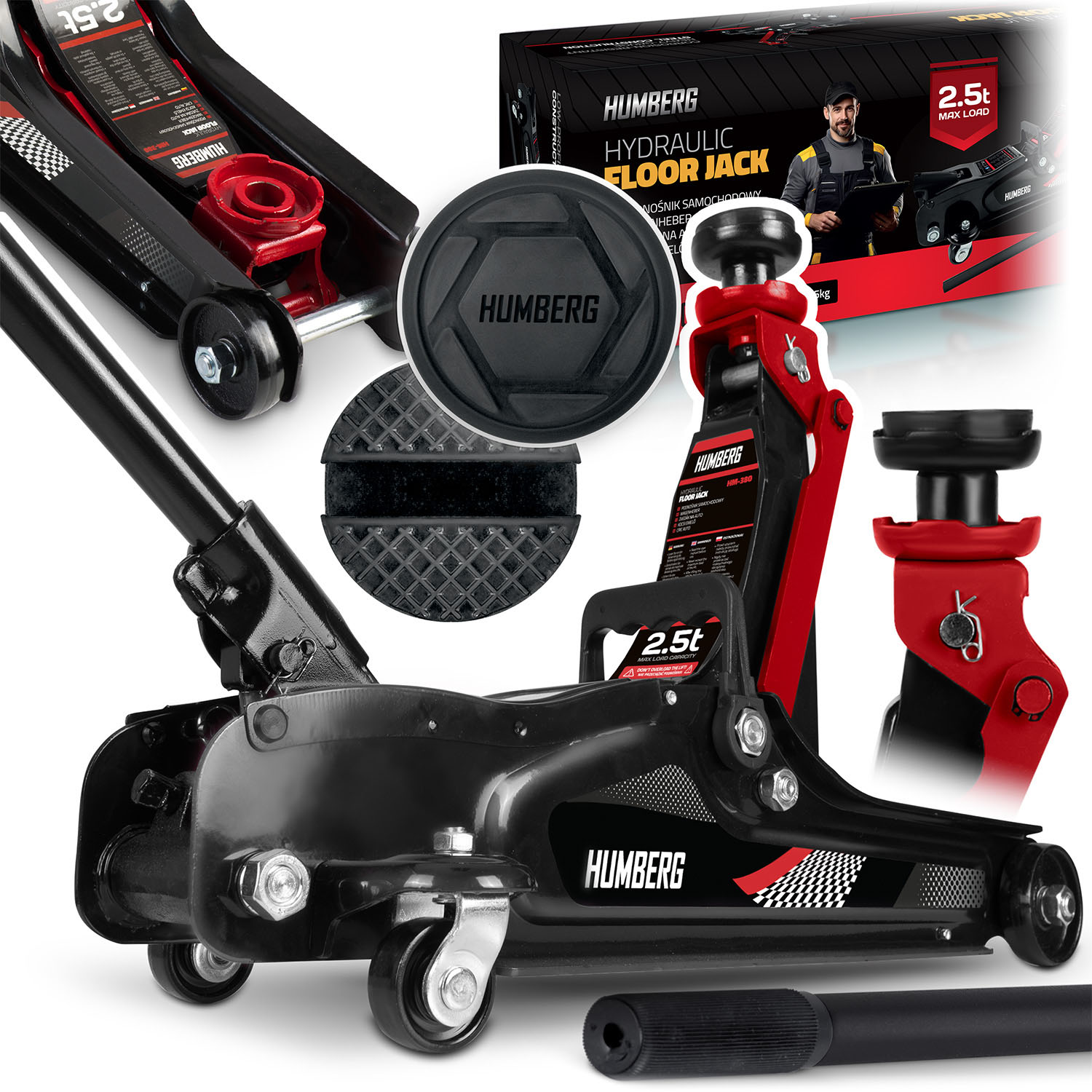 Hydraulický Autodvíhak Žaba 80-360MM Zdvihák 2,5T