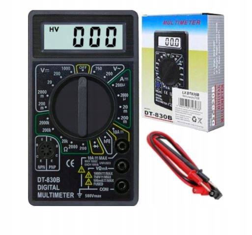 

Multimetr cyfrowy miernik elektroniczny DT-830B