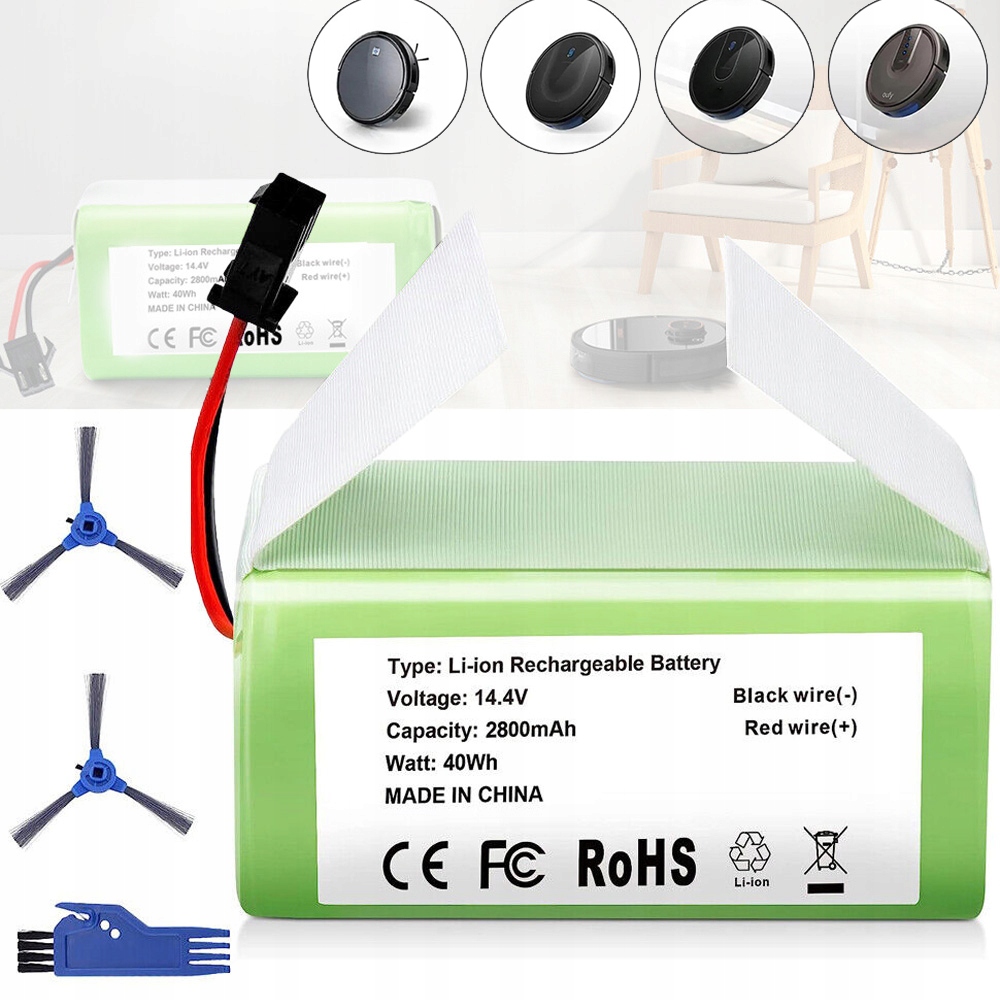 Li-ion Akumulátor 14,4 V 2800 Mah Pro Eufy ROBOVAC11,11S,11S,12,15C,15C Max