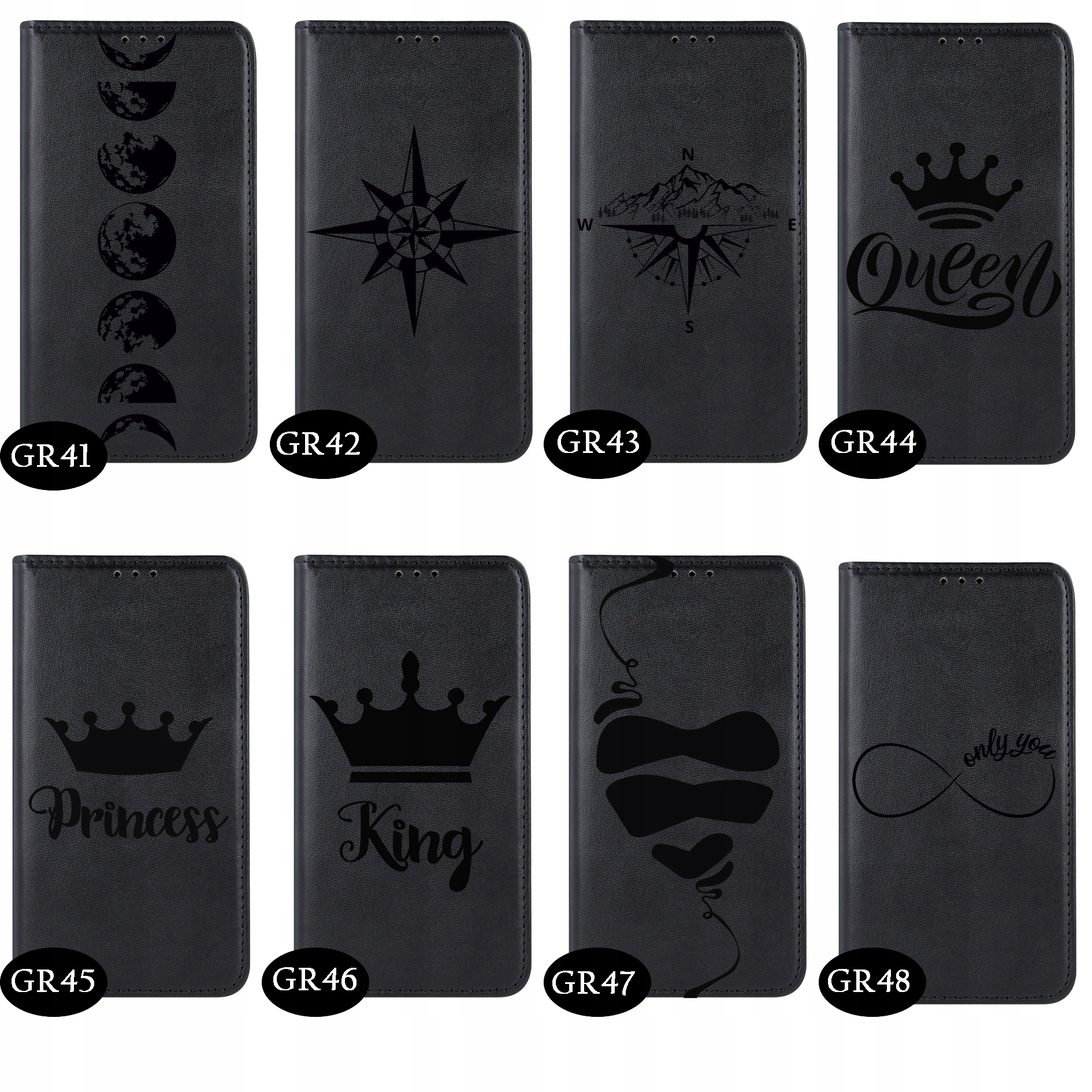 ETUI CASE MAGNET DO REALME C53 + SZKŁO HARTOWANE POKROWIEC Kolor czarny