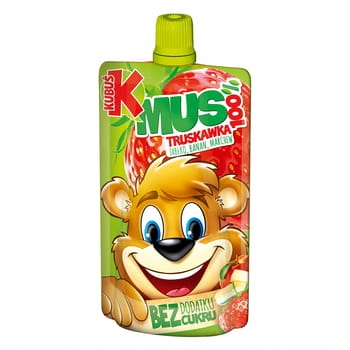 Kubuś Mus 100% truskawka jabłko banan marchew 100g