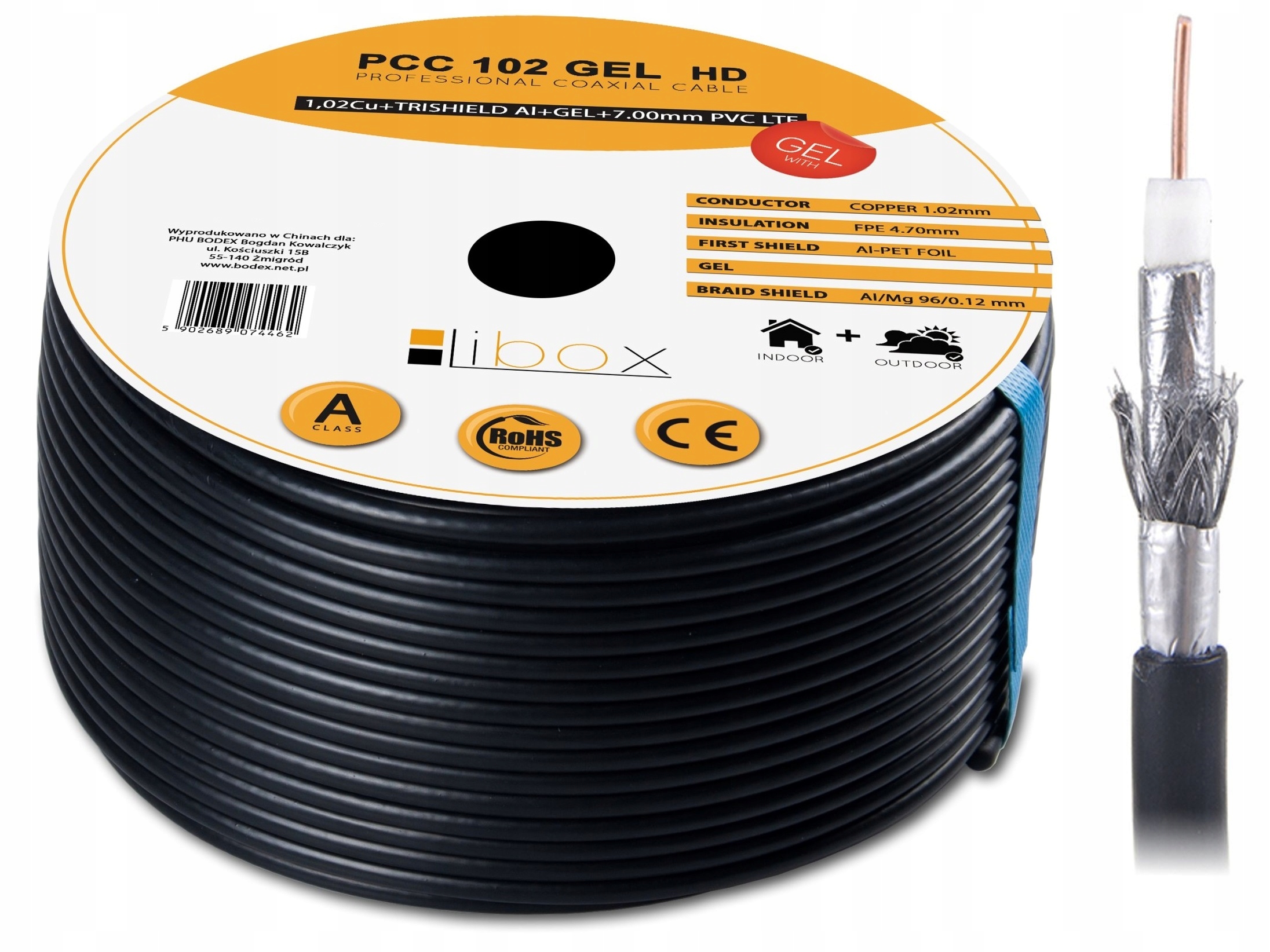 

Kabel Koncentryczny Żel Cu Antenowy Ziemny Lte 300