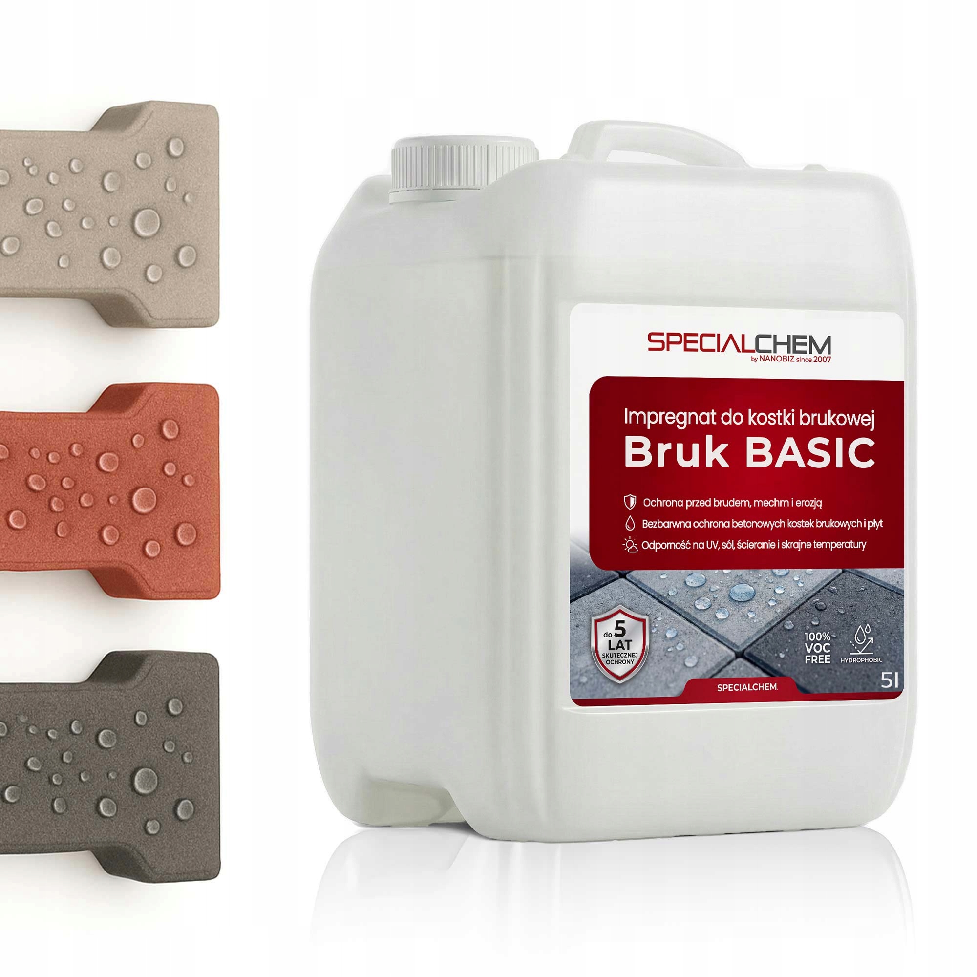 SPECIALCHEM Bruk Basic Preparat do impregnacji kostki brukowej 5L=35m2 5lat