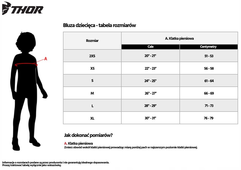 BLUZA DZIECIĘCA NA CROSSA ATV THOR YOUTH SECTOR CHECKER NAVY/RED L Rozmiar L