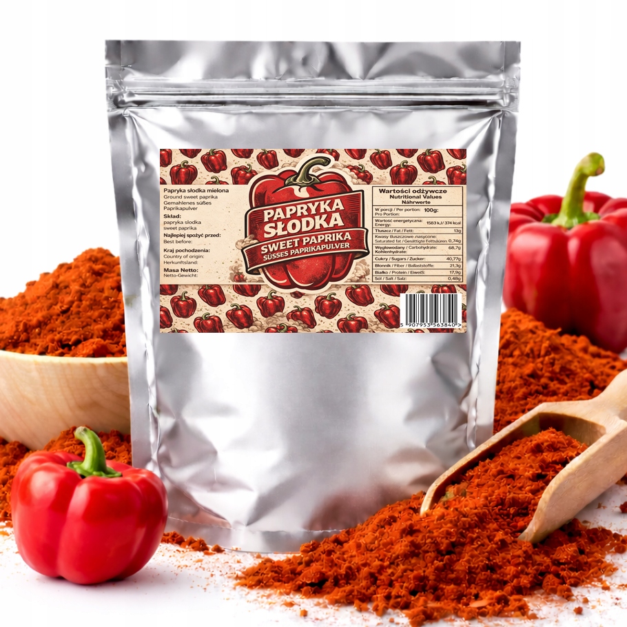 Sladká Mletá Aromatická Paprika Asta 180 Premium 1 Kg