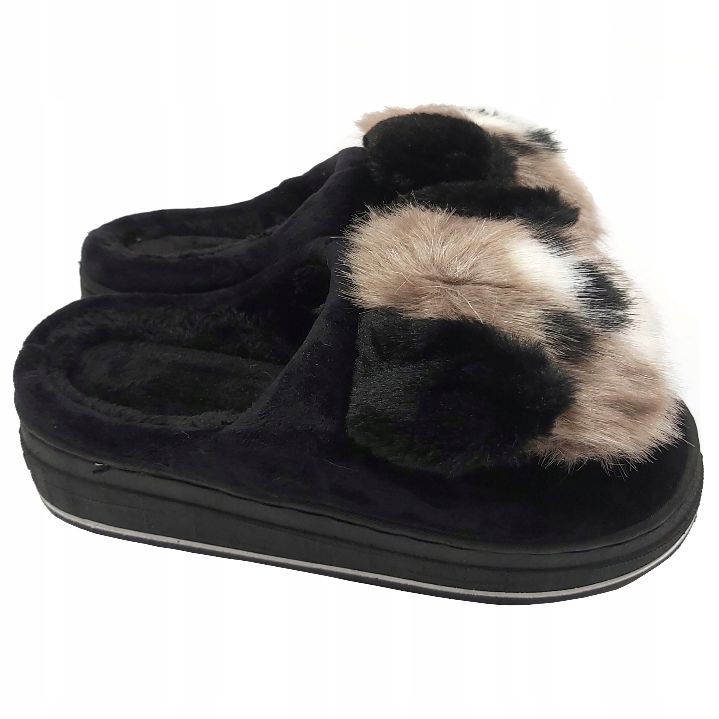 

Ciepłe Kapcie Damskie Na Platformie Pandy r 36